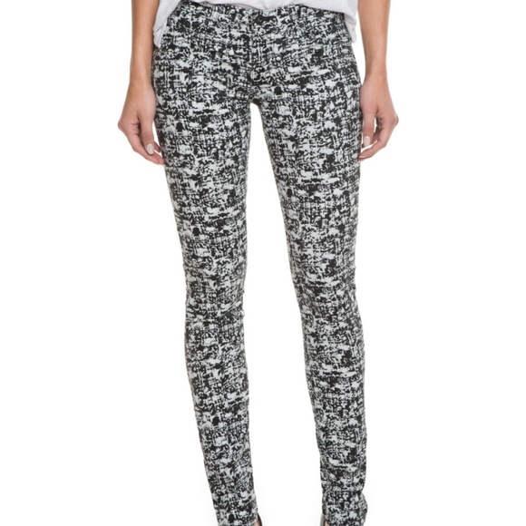 Ag Adriano Goldschmied Pants - AG ADRIANO GOLDSCHMIED SUPER SKINNY PATTERN PANT